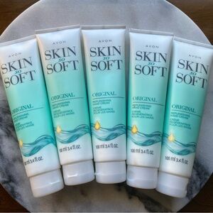 AVON SKIN SO SOFT ORIGINAL REPLENISHING HAND CREAM Lot of 5 SEALED